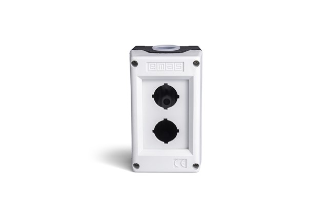 PK Series Plastic 2 Holes EMPTY Grey-Black Control Box